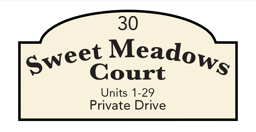 Custom PVC sign for Maia Jansson