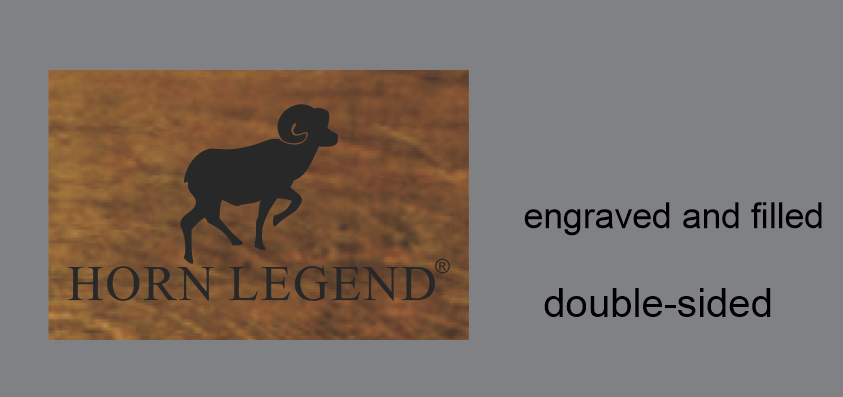 25 Custom Engraved Blocks for Horn Legend