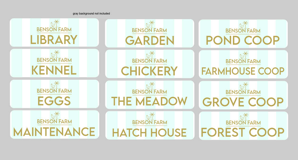 12 Custom PVC UV Printed Signs for Jessica Benson