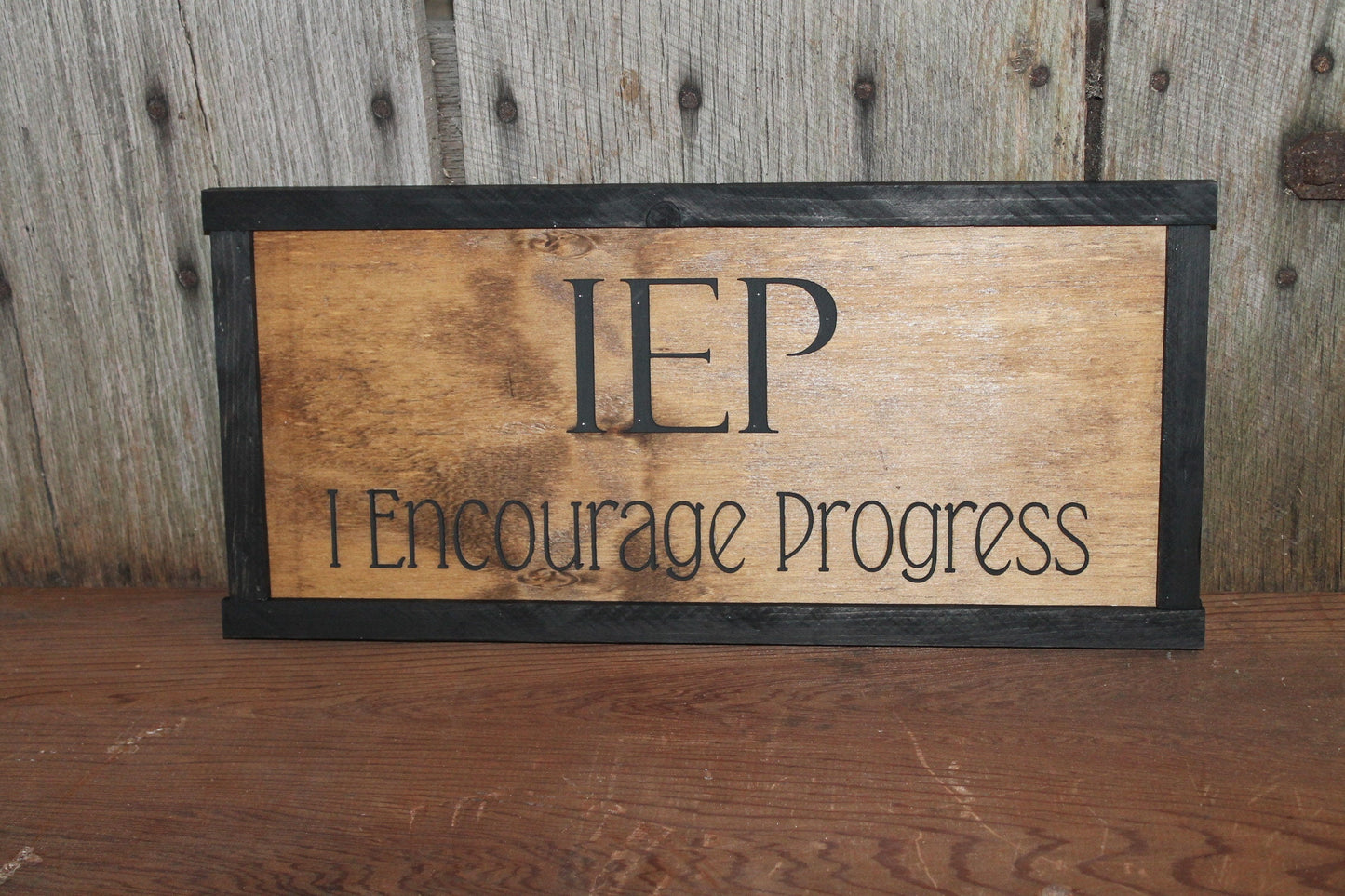 IEP Teacher Sign Individualized Education Teacher Appreciation Gift Intervention Specialist Special Education Coordinator Wood