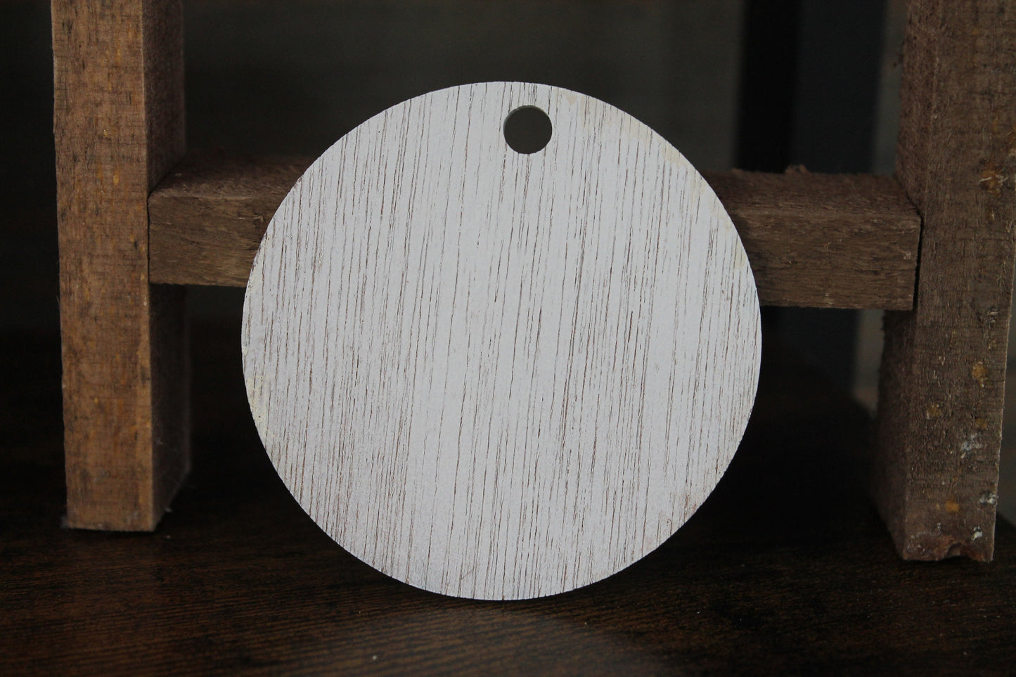 Extraterrestrial Alien Wreath Santa Christmas Cryptic Ornament Collector Mythical Printed Keychain Giftable Gift for Him Gift for her Wooden