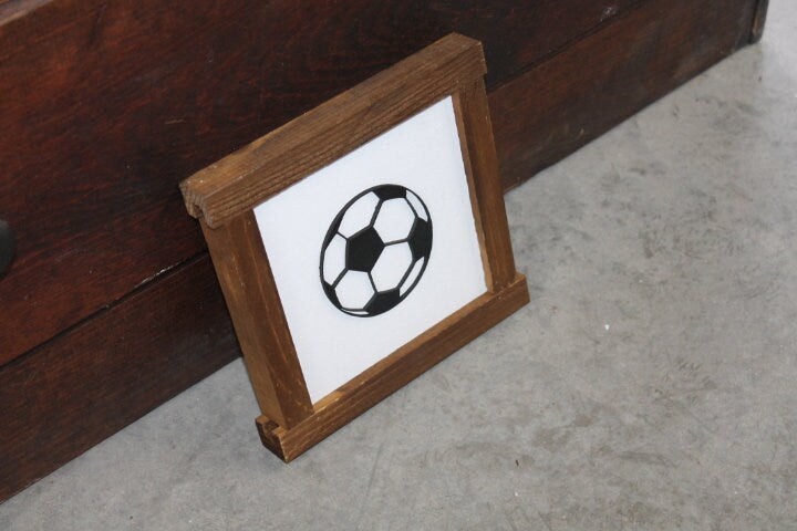 Soccer Sports Athlete Gym Ball Game Day 3D layered Sign Handmade Decor Play Room Decor Player American Football Kicks Goal Team