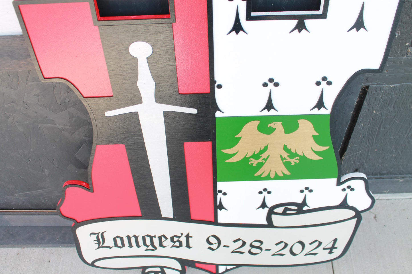 Shield Crest Custom Wedding Decor Couple Gift Renaissance Decor Personalized Shield Large Wall Art Medieval Times Custom Family Crest