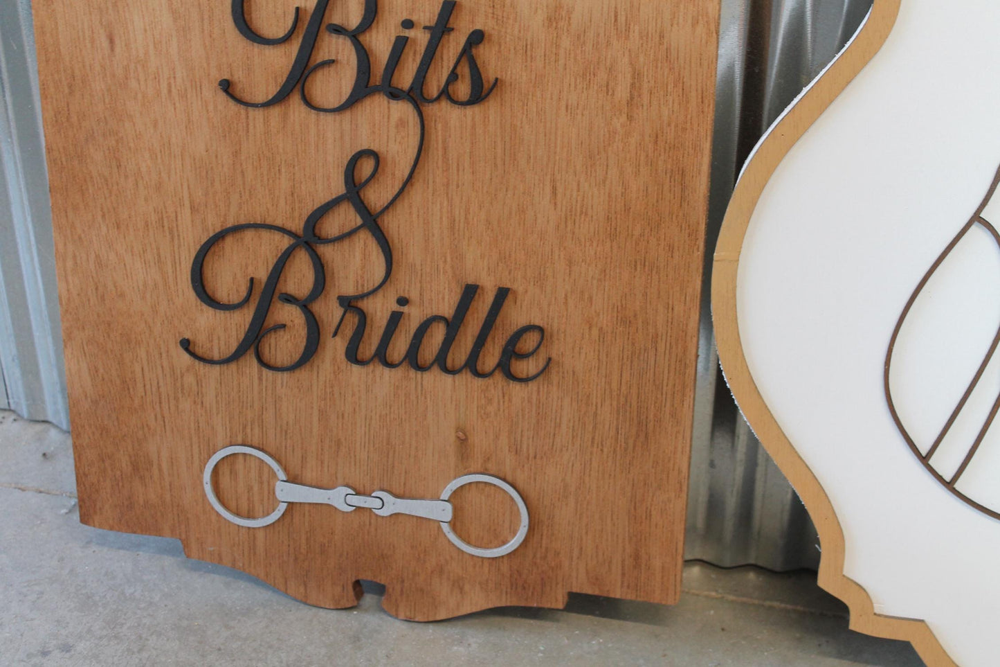 Bits and Bridle Horse Equestrian Farmhouse Decor Sign Western Farm Rustic Rancher Stable Tack Room