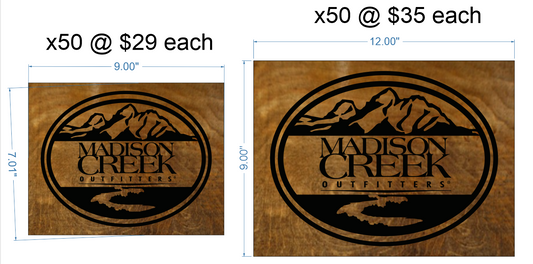 Custom engraved signs for Todd Hayes
