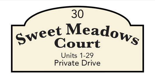 Custom PVC sign for Maia Jansson