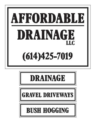 Custom PVC signs for  Evan Witherup