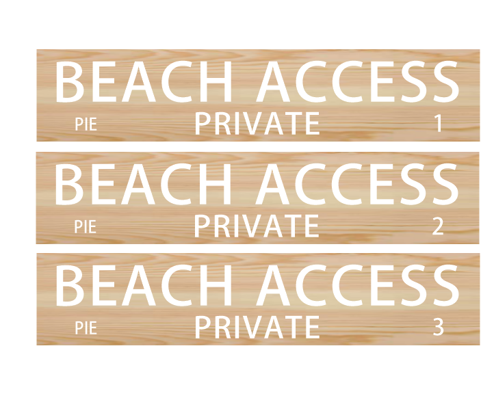 3 Custom Engraved Signs for Linda C