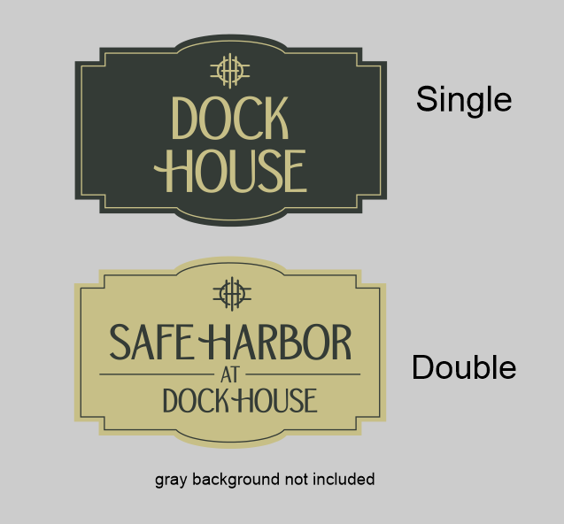 2 Custom PVC UV Printed Signs for Bill Driscoll