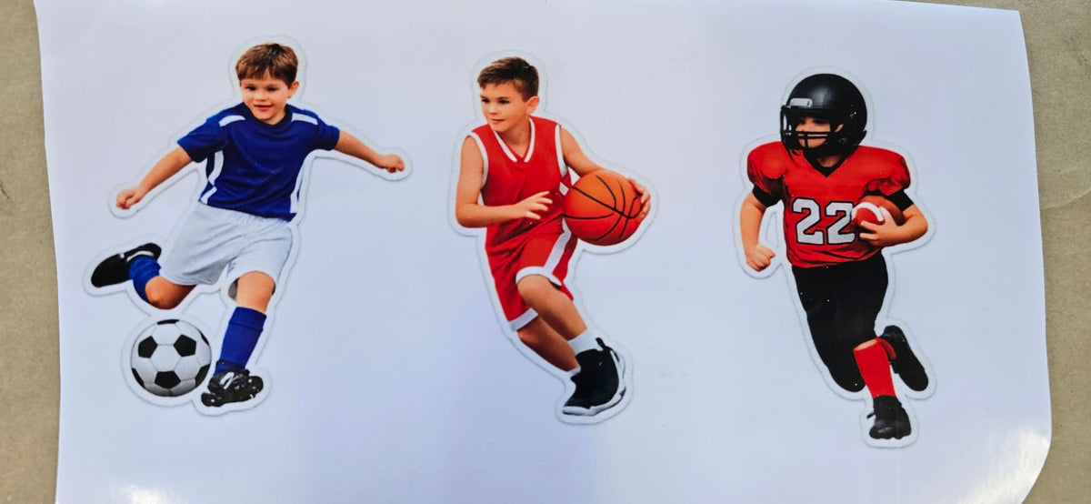 Custom Vinyl Stickers — Choose Size and Quantity — Waterproof and Durable