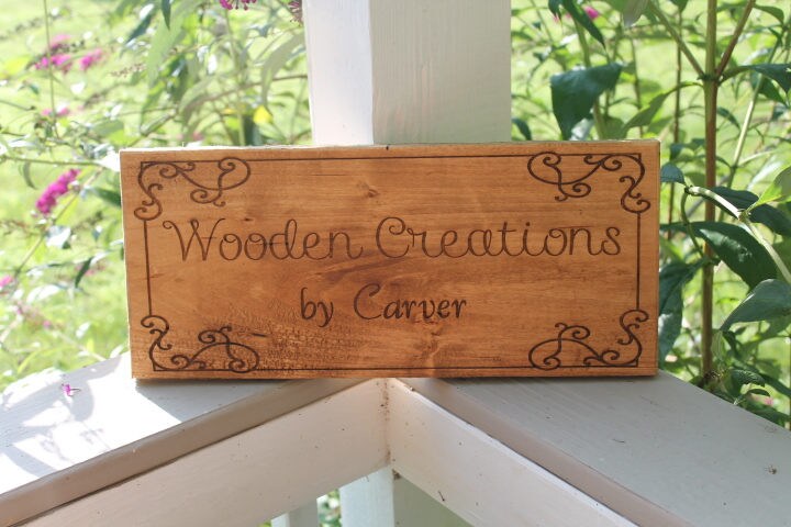 Custom Wood Sign, Business Sign, Outdoor Sign, Wall Decor, Personalized Name Signs, Laser Engraving, Custom, Footstepsinthepast