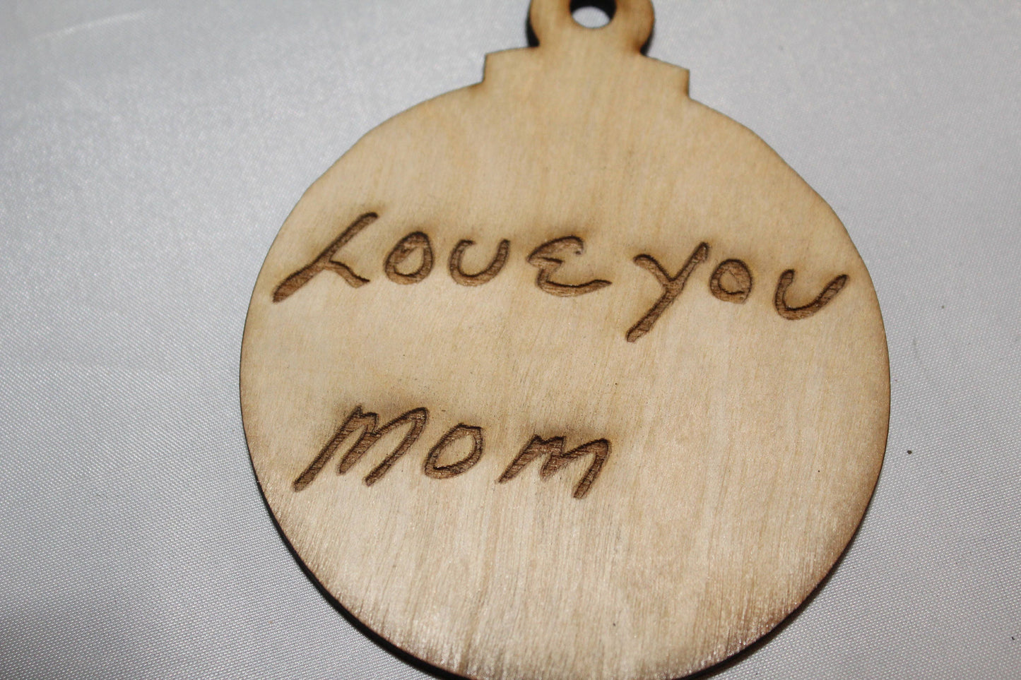 Your Hand Writing, Actual Handwriting, In Memory Of, Personalized Ornament, Actual Sketch, Wood Engraving, single sided FootstepsinthePast