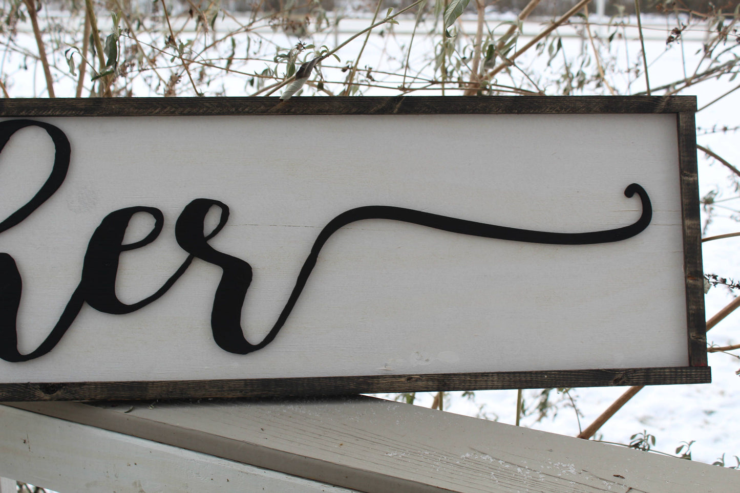 Gather sign large shabby chic rustic decor oversized xl 5 foot sign Thanksgiving dinning kitchen table family room indoor outdoor farmhouse
