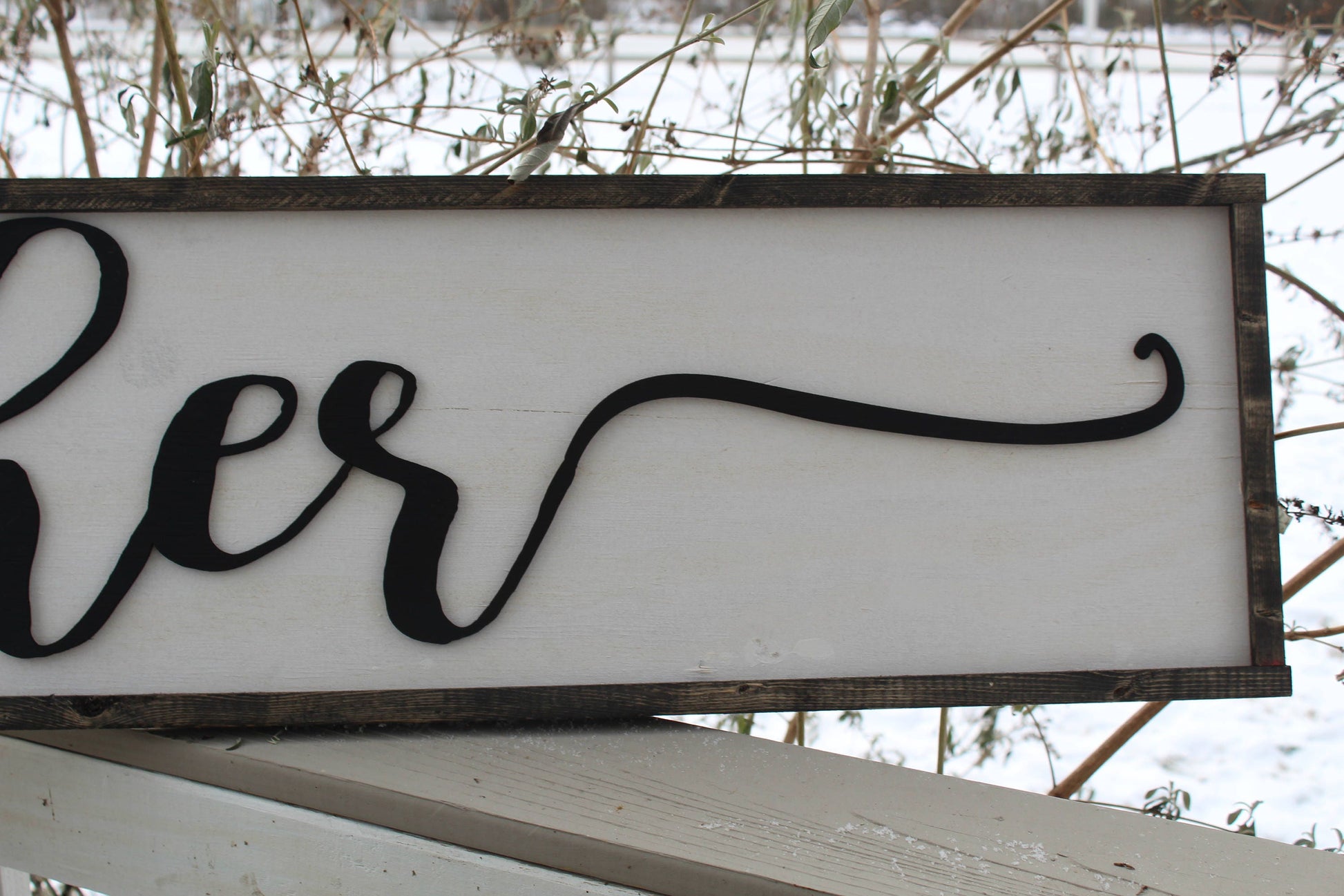 Gather sign large shabby chic rustic decor oversized xl 5 foot sign Thanksgiving dinning kitchen table family room indoor outdoor farmhouse