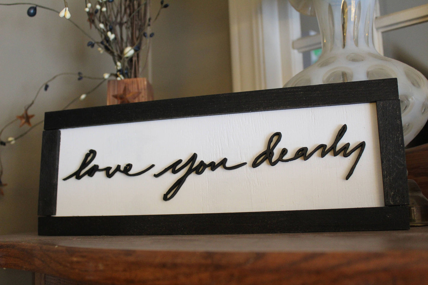 custom handwriting, gift sign decor wooden my handwriting from photo cut from wood framed loved one note great mother's day father's day