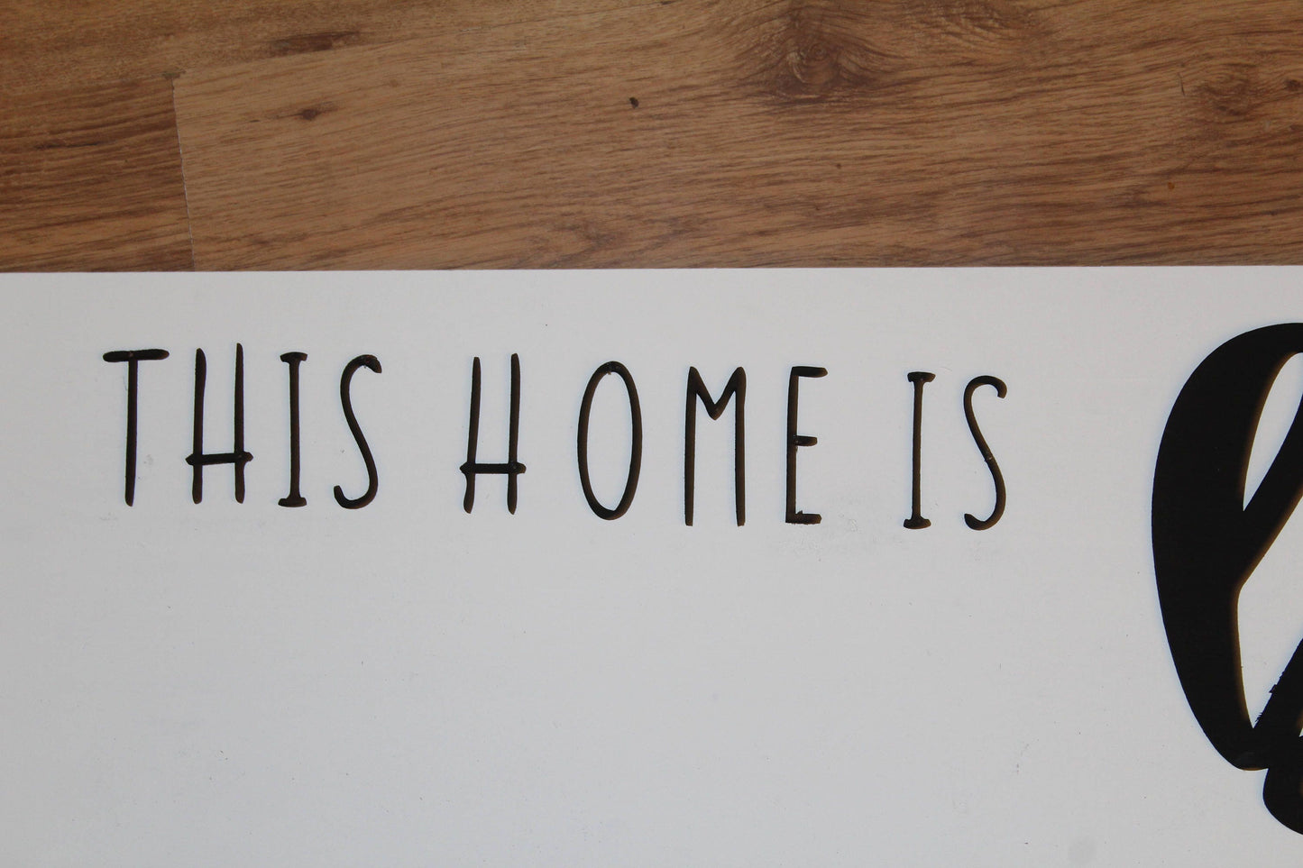 This Home is Blessed, Blessed Sign, Raised Letter, Extra Large, Couch Fireplace Sign, Wooden, Wood, X Large 3D, Housewarming Gift