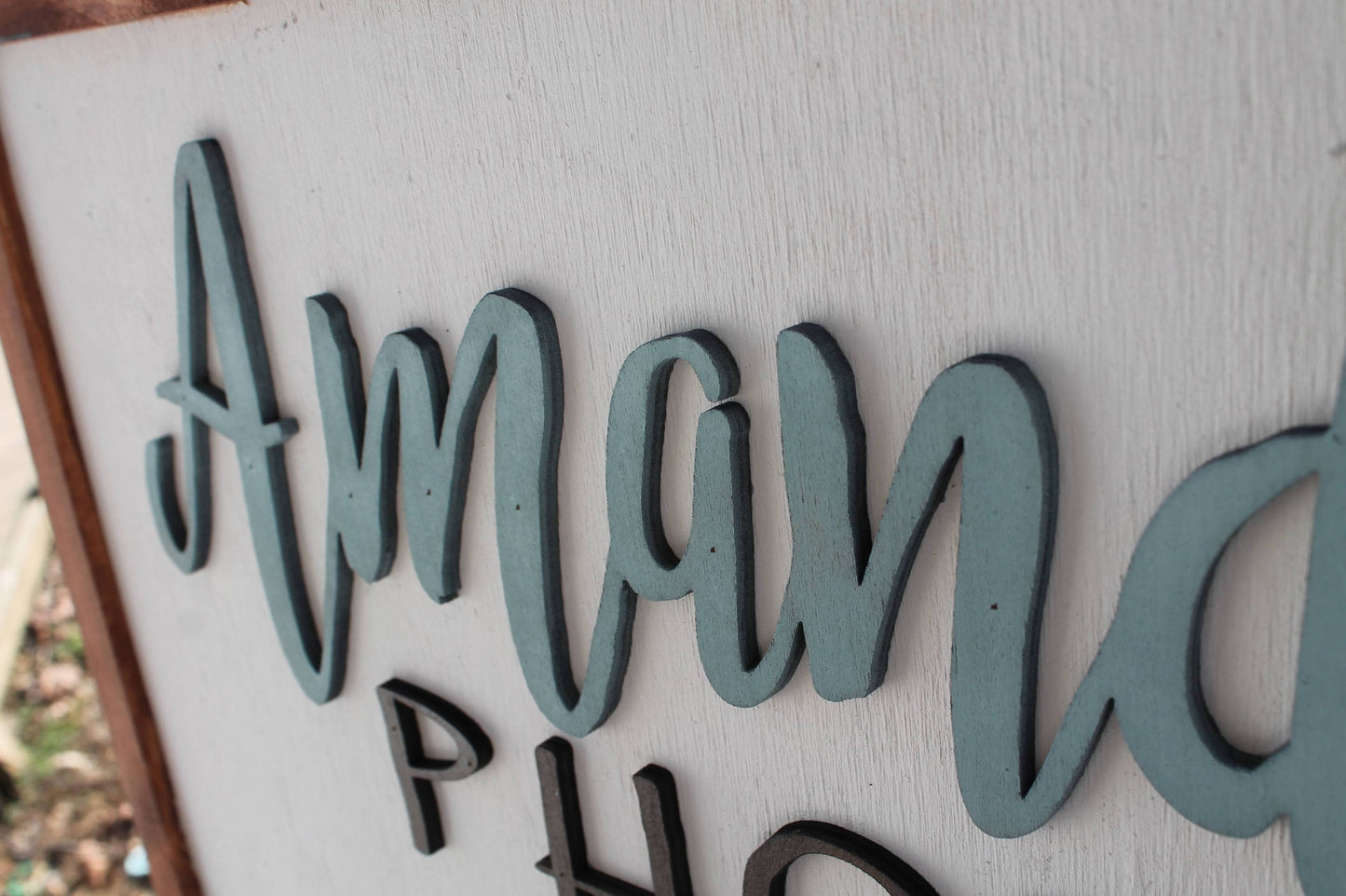 Customizable personalized bespoke custom made sign for photo studio