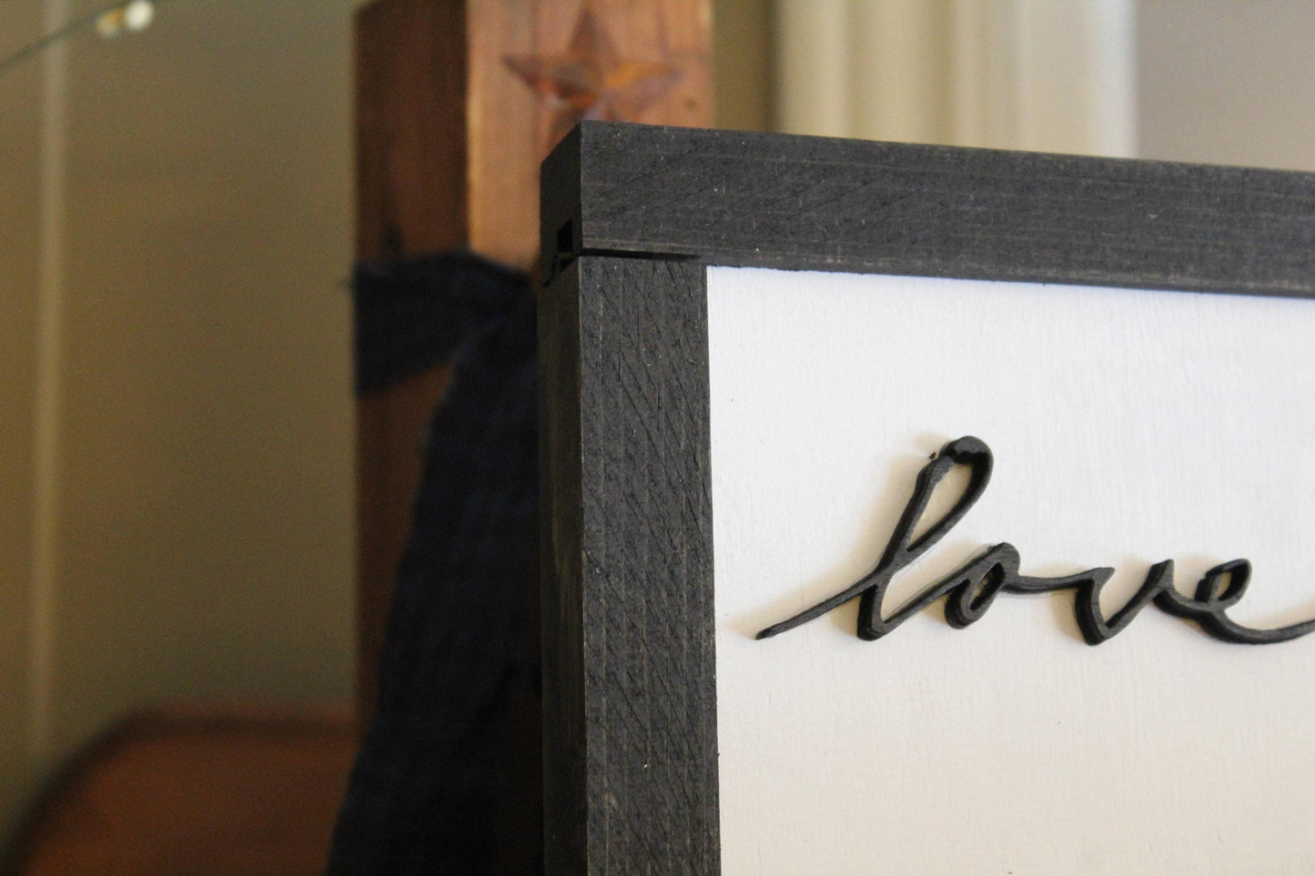 custom handwriting, gift sign decor wooden my handwriting from photo cut from wood framed loved one note great mother's day father's day