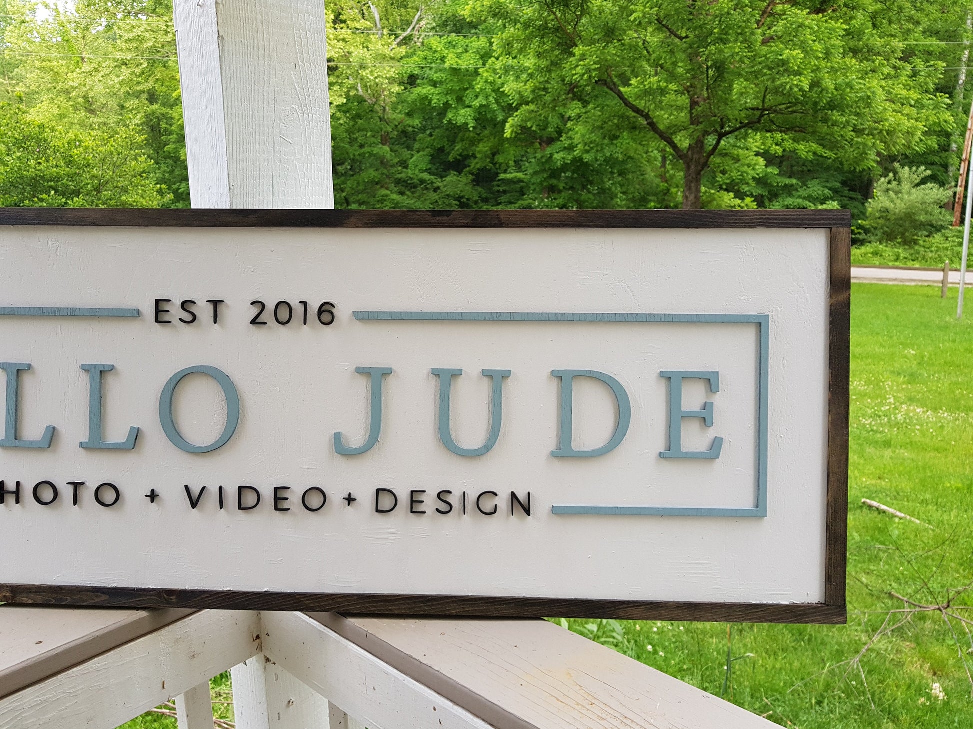 Large Photography Sign, Photographer, Videographer, Commercial Business Sign, Wood, 3D, Exterior Sign, Outdoor, Entrance Sign, Personalized
