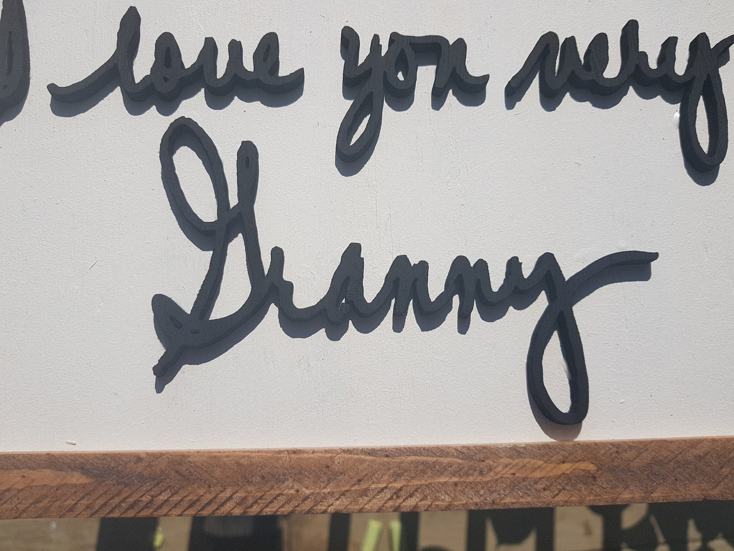 Your Handwriting, Actual Hand writing sign, custom, personalized, wood, decor, shabby chic, rustic, primitive, handwriting
