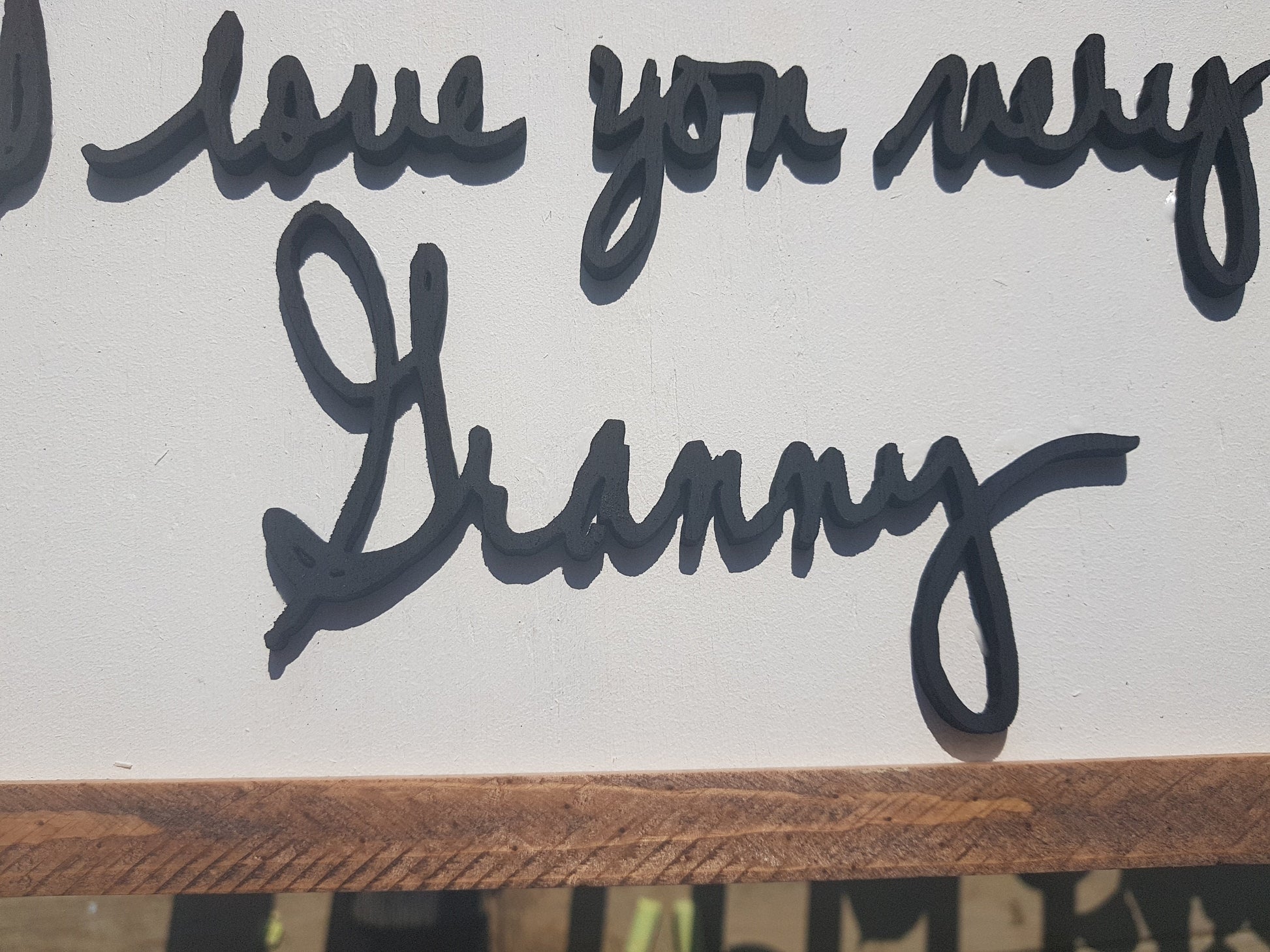 Your Handwriting, Actual Hand writing sign, custom, personalized, wood, decor, shabby chic, rustic, primitive, handwriting