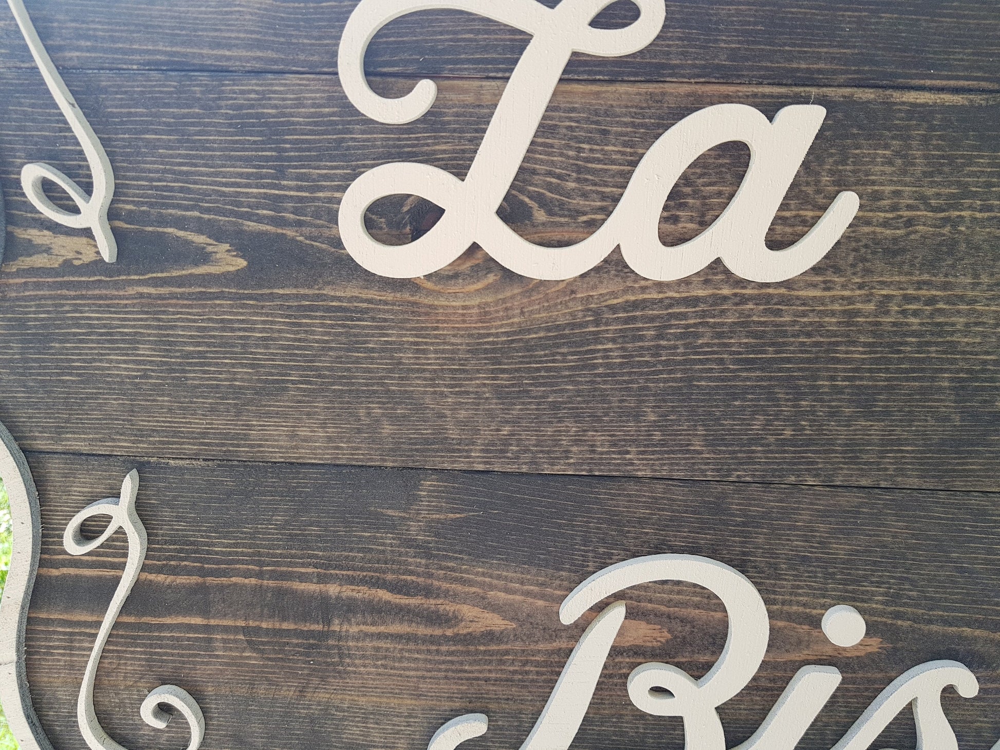 Bistro Sign, Restaurant Sign, Coffee Sign, Deli Sign, Ebony and Ivory, Large Custom Business Sign, Business Logo, Sign, Interior, Exterior