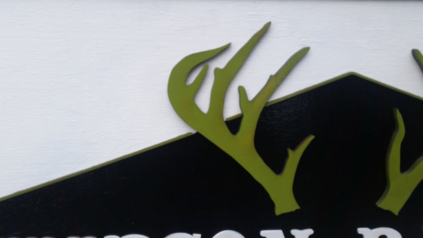 Realty Sign, Realtor Sign, Ranch Sign, Large Outdoor, Commercial Business Sign, Wood, 3D, Exterior Sign, Outdoor, Entrance Sign, Personalize