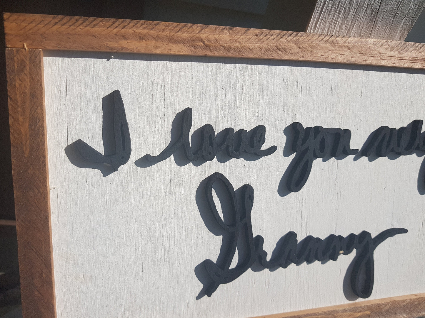 Your Handwriting, Actual Hand writing sign, custom, personalized, wood, decor, shabby chic, rustic, primitive, handwriting