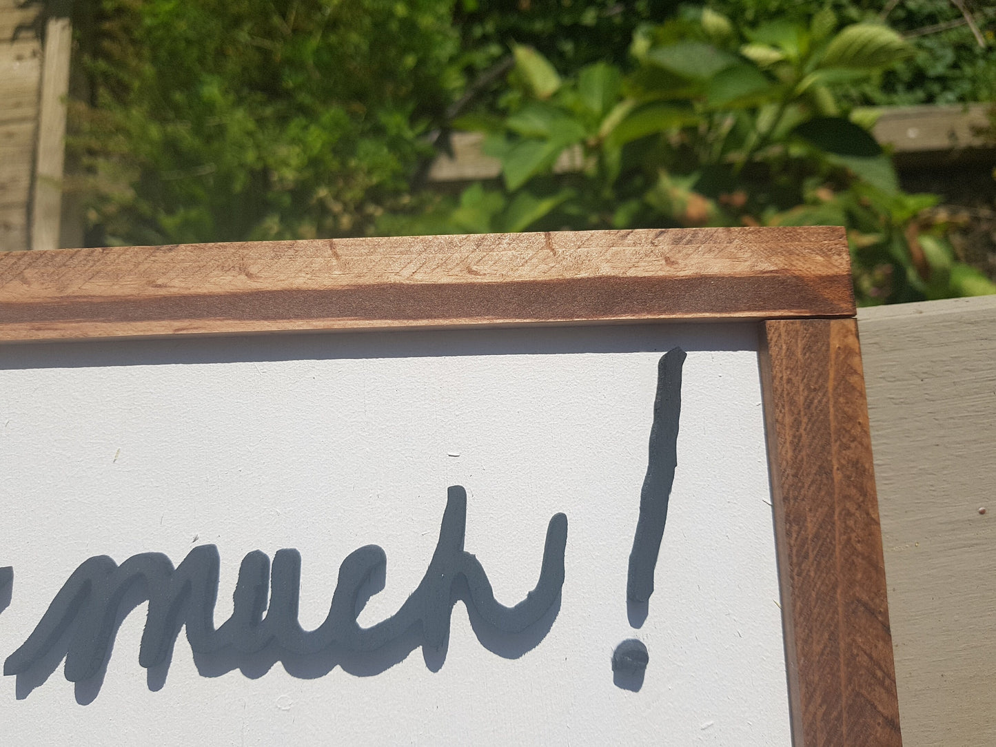 handwriting gift wood sign take your writing and get it cutout of wood and framed great unique for family mom dad brother and sister