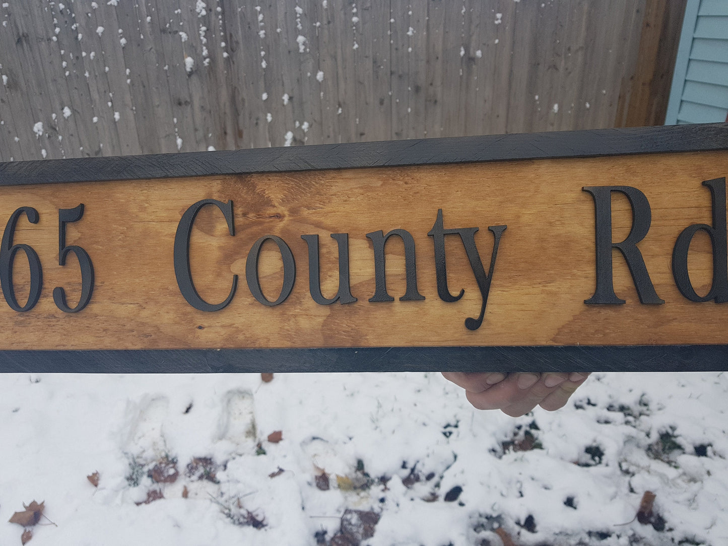 Address Sign, 3D, Large Custom Address Sign, Over-sized Rustic, Wood, Laser Cut Out, Extra Large, Sign Footstepsinthepast