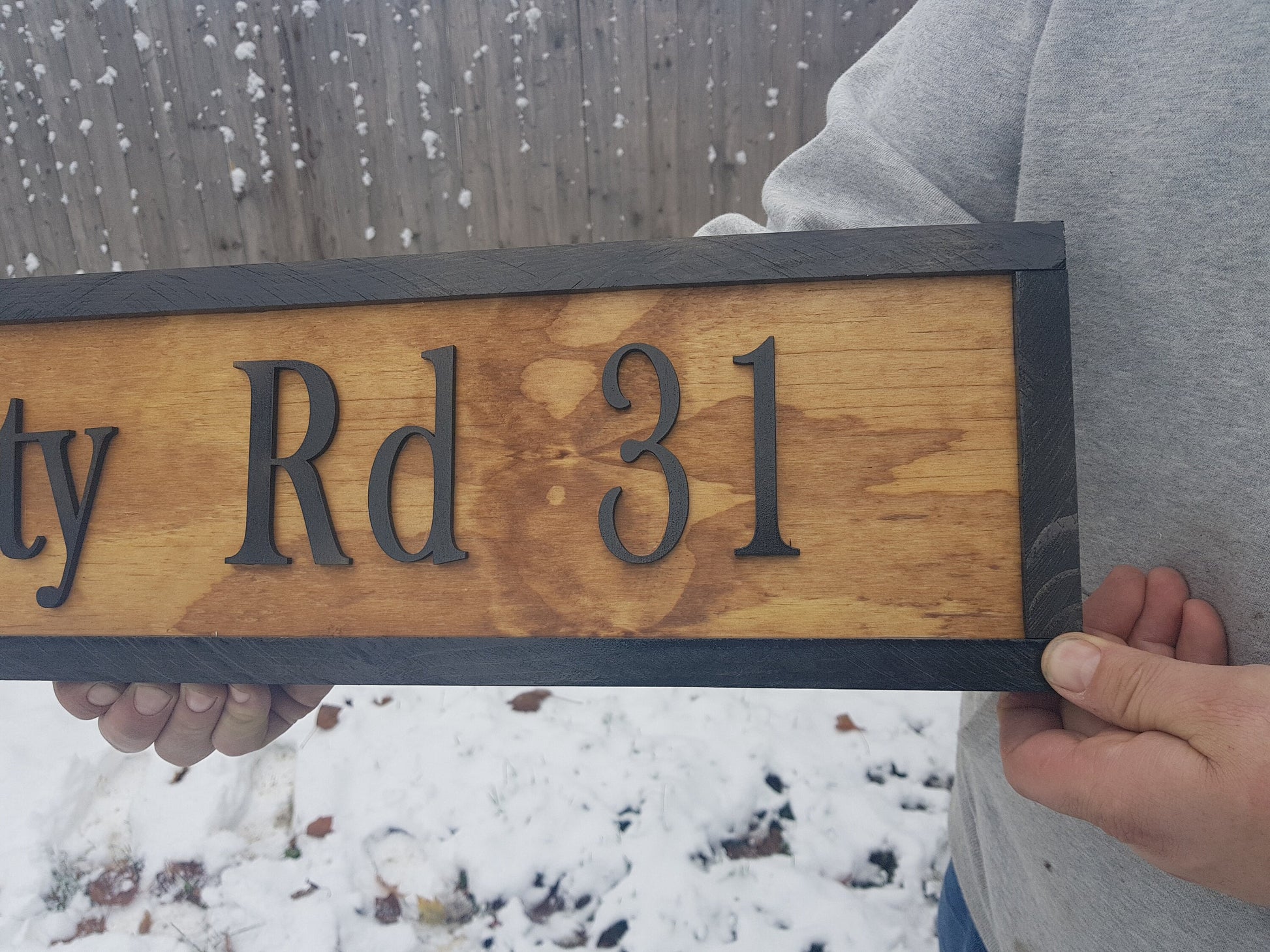 Address Sign, 3D, Large Custom Address Sign, Over-sized Rustic, Wood, Laser Cut Out, Extra Large, Sign Footstepsinthepast