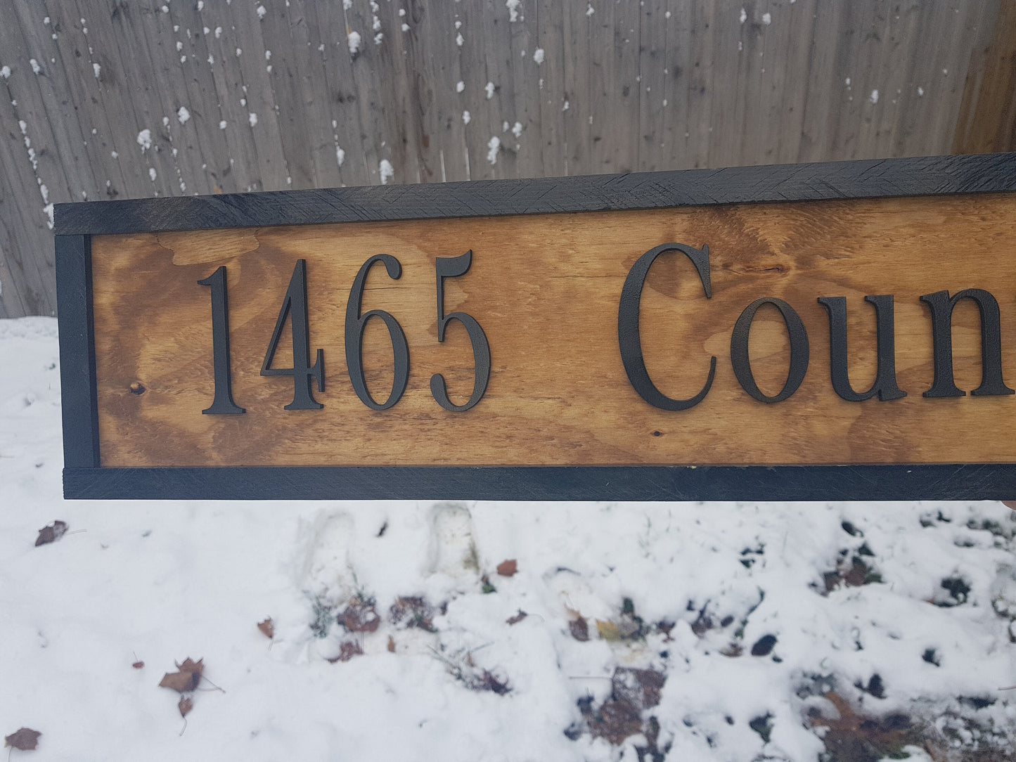 Address Sign, 3D, Large Custom Address Sign, Over-sized Rustic, Wood, Laser Cut Out, Extra Large, Sign Footstepsinthepast