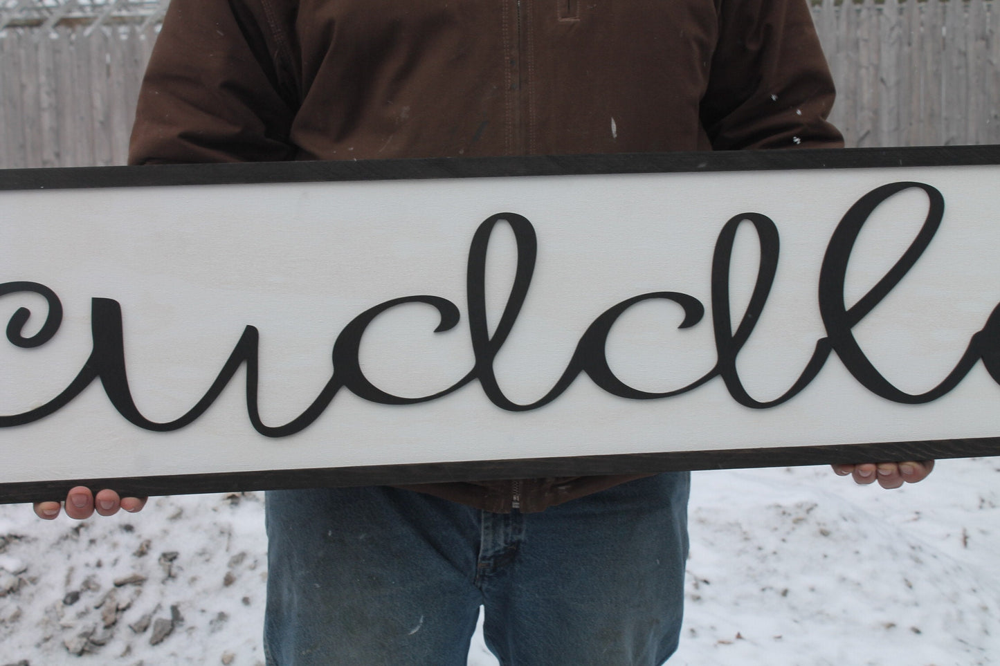 Lets Cuddle, Wood Sign, Extra Large Country Sign ,Large Raised Letter, Over-sized, Wood, Extra Large, Couch Sign, Fireplace Sign, Bedroom