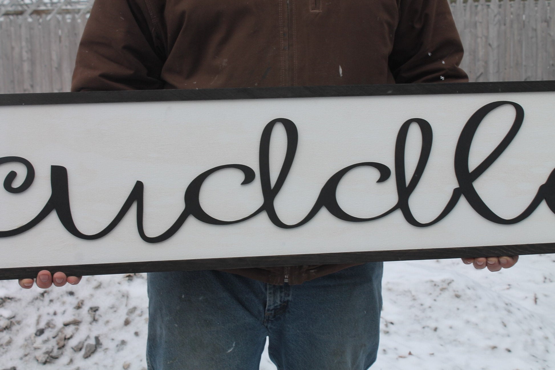 Lets Cuddle, Wood Sign, Extra Large Country Sign ,Large Raised Letter, Over-sized, Wood, Extra Large, Couch Sign, Fireplace Sign, Bedroom