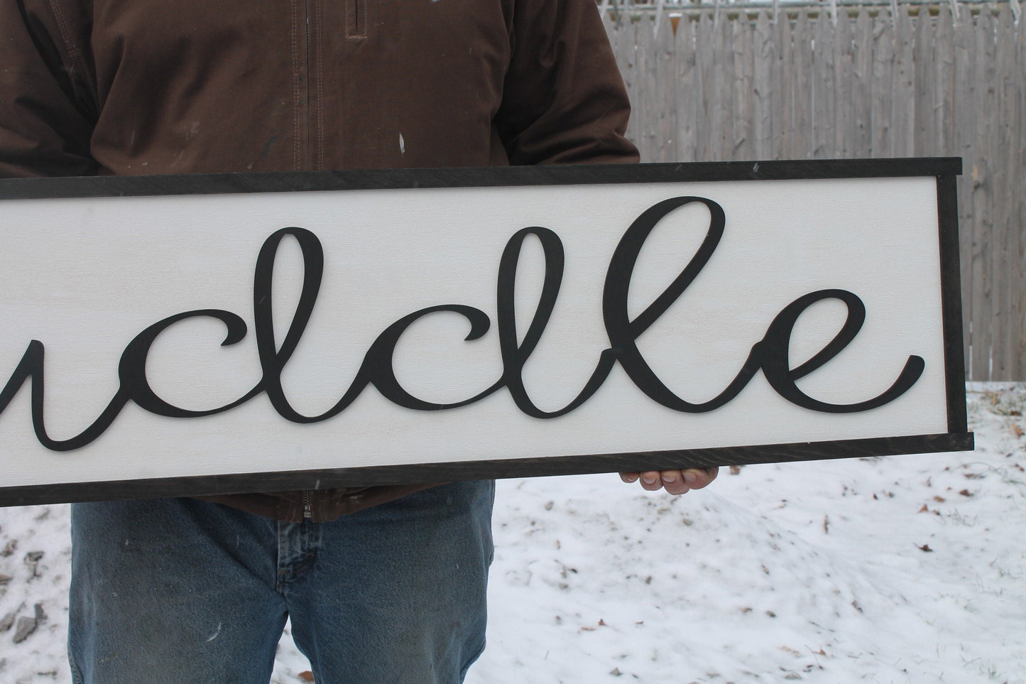 Lets Cuddle, Wood Sign, Extra Large Country Sign ,Large Raised Letter, Over-sized, Wood, Extra Large, Couch Sign, Fireplace Sign, Bedroom