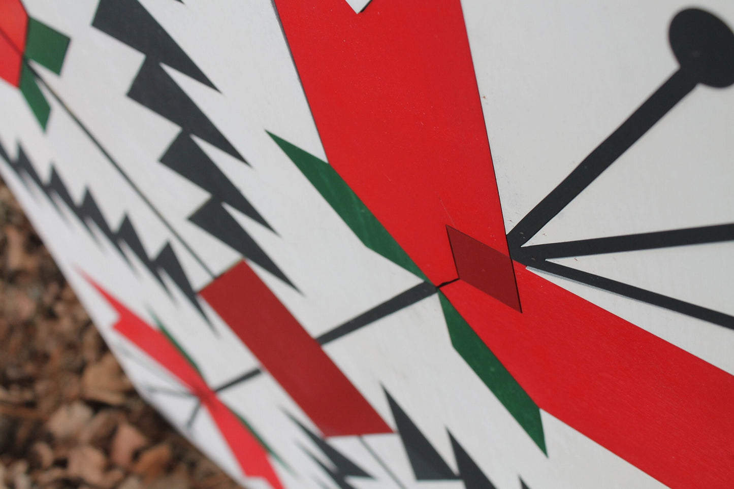 Barn Quilt, Tulip, Flower, Floral, Red, Wood Barn Quilt, Barn Decor, Vintage, Rustic, Mosaic, Handmade, Primitive, Wood, Laser Cut Out,Large