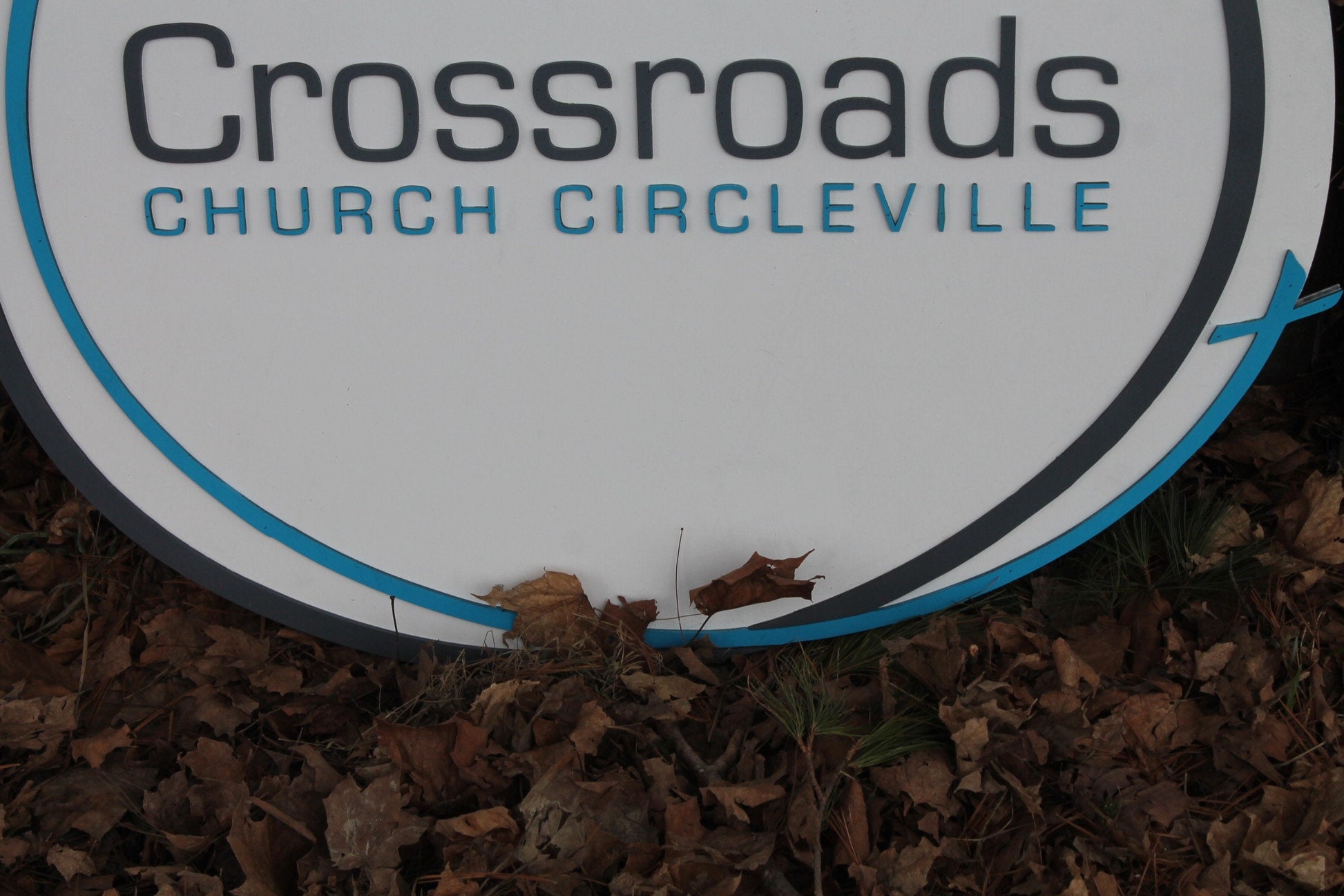 Custom Round Church Business Commerical Signage Made To Order Crossroads Ministry Store Front Small Business Sign Logo Circle Wooden 3D