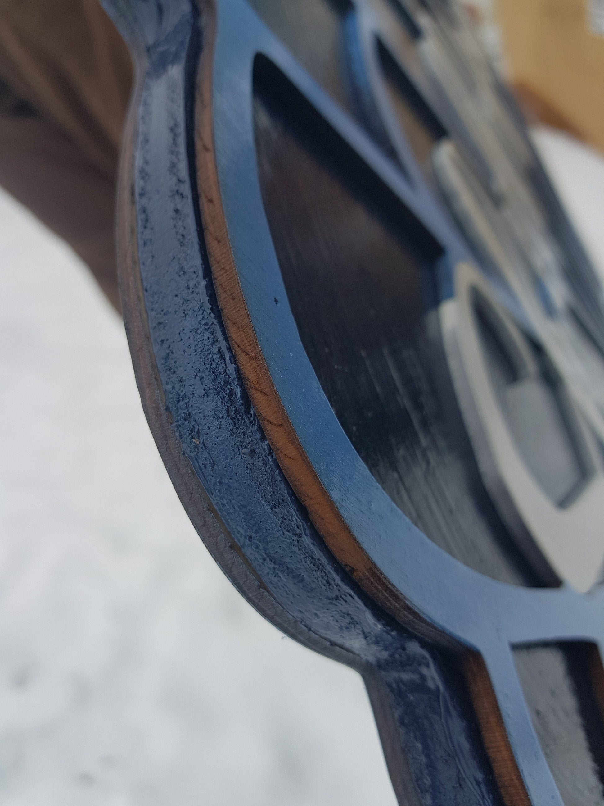 Custom Beach Wood Sign Shell Contour Ocean Nautical Sign Address Sign Raised Text Graphic 3D Large wood sign Commercial signage