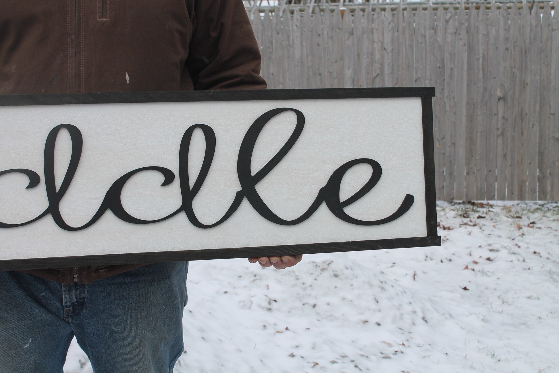Lets Cuddle, Wood Sign, Extra Large Country Sign ,Large Raised Letter, Over-sized, Wood, Extra Large, Couch Sign, Fireplace Sign, Bedroom
