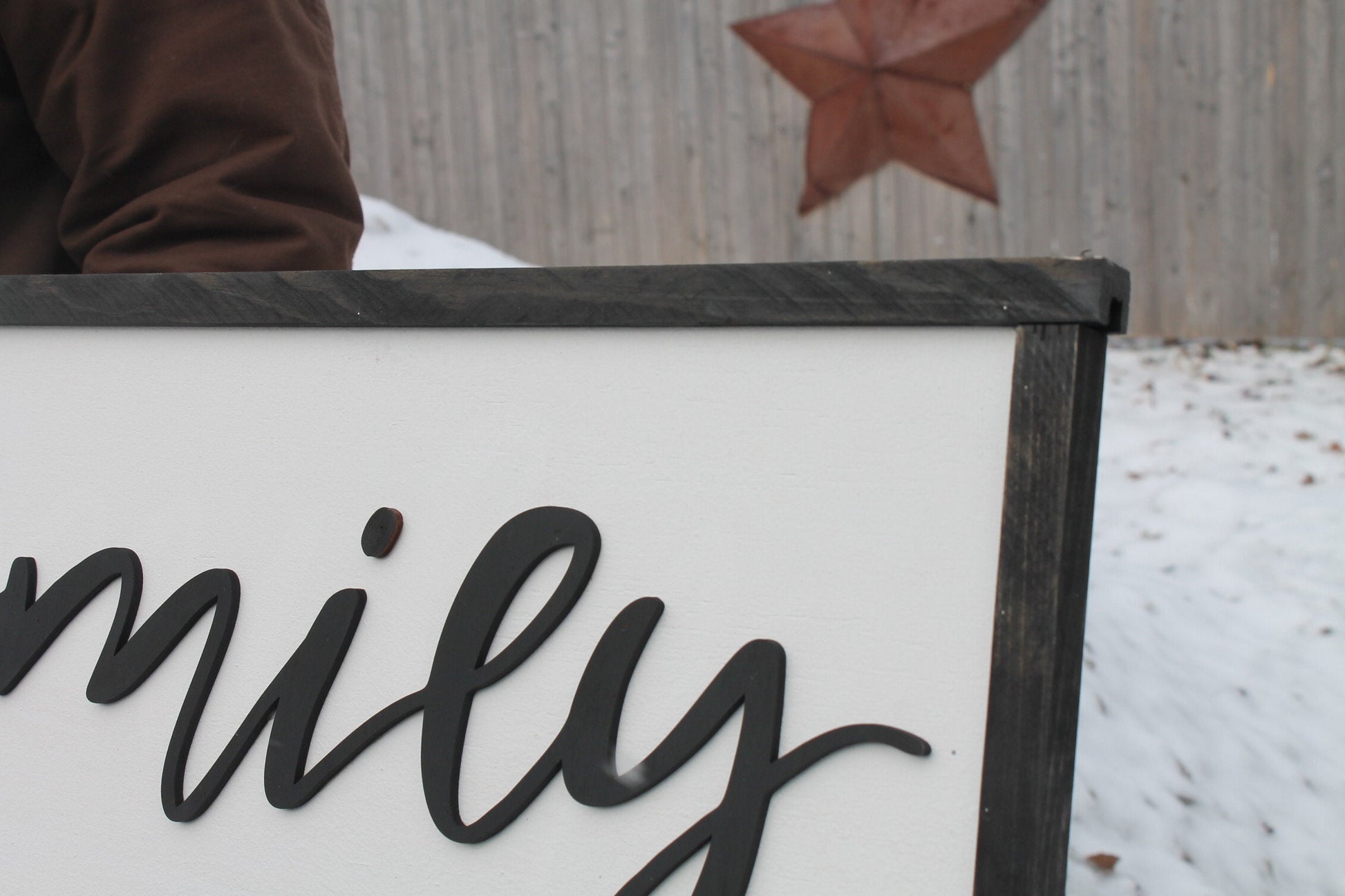 Friends and Family Gather Here, Wood Sign, Extra Large Country Sign ,Large Raised Letter, Over-sized, Wood,Couch Sign, Fireplace Sign