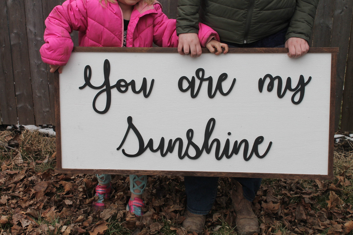 You are my Sunshine, Sunshine, Extra Large 3D Sign, Wood Sign, Large Wood Sign, Over Sized, Raised Text, Sign, Shabby Chic, Rustic, 3D
