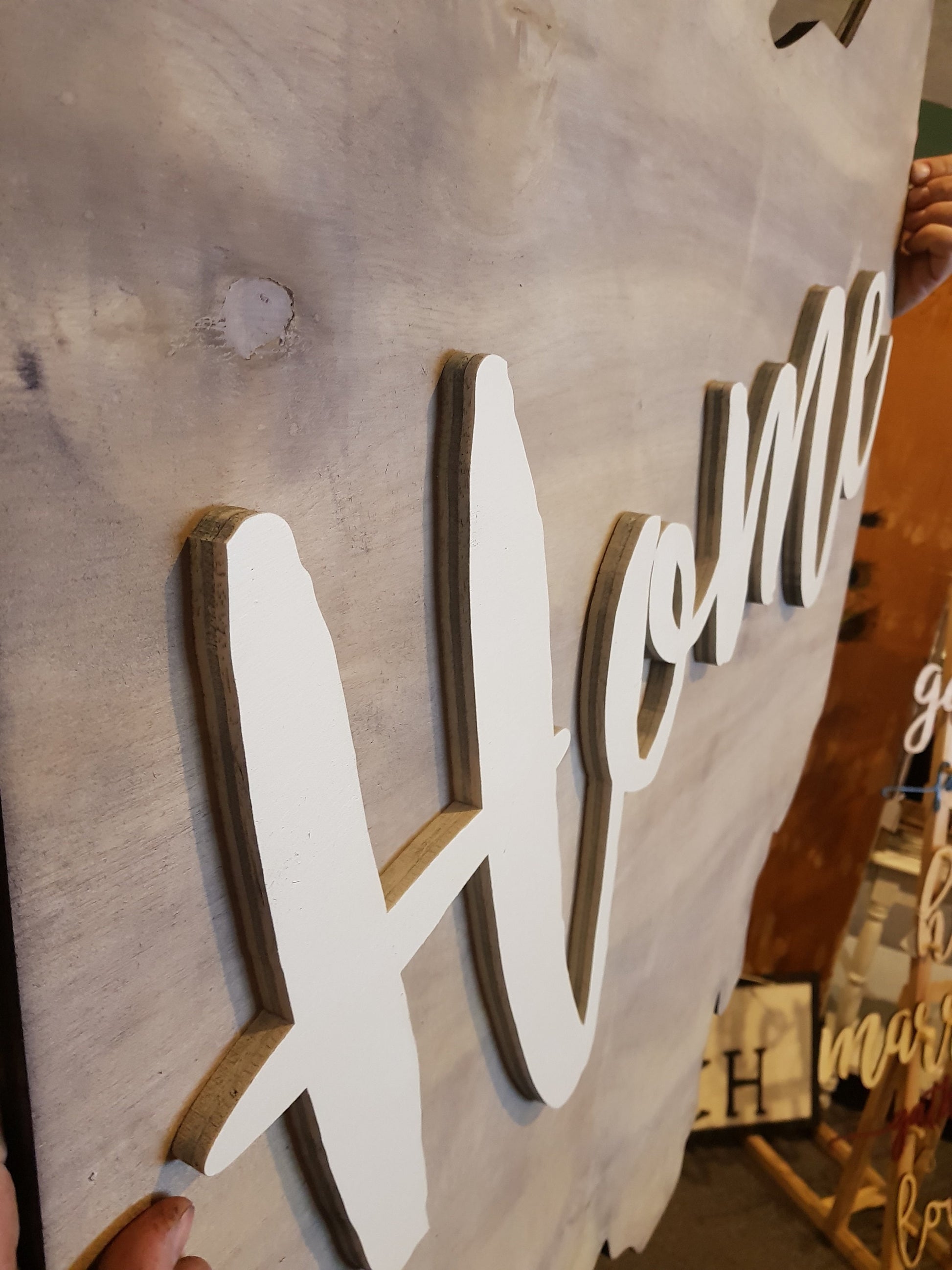 Ohio State Wood Sign, Home Sign, Raised Letters, Over Sized, Large State Sign, Your State, Custom, Cutout, Wooden, Wood, Extra Large