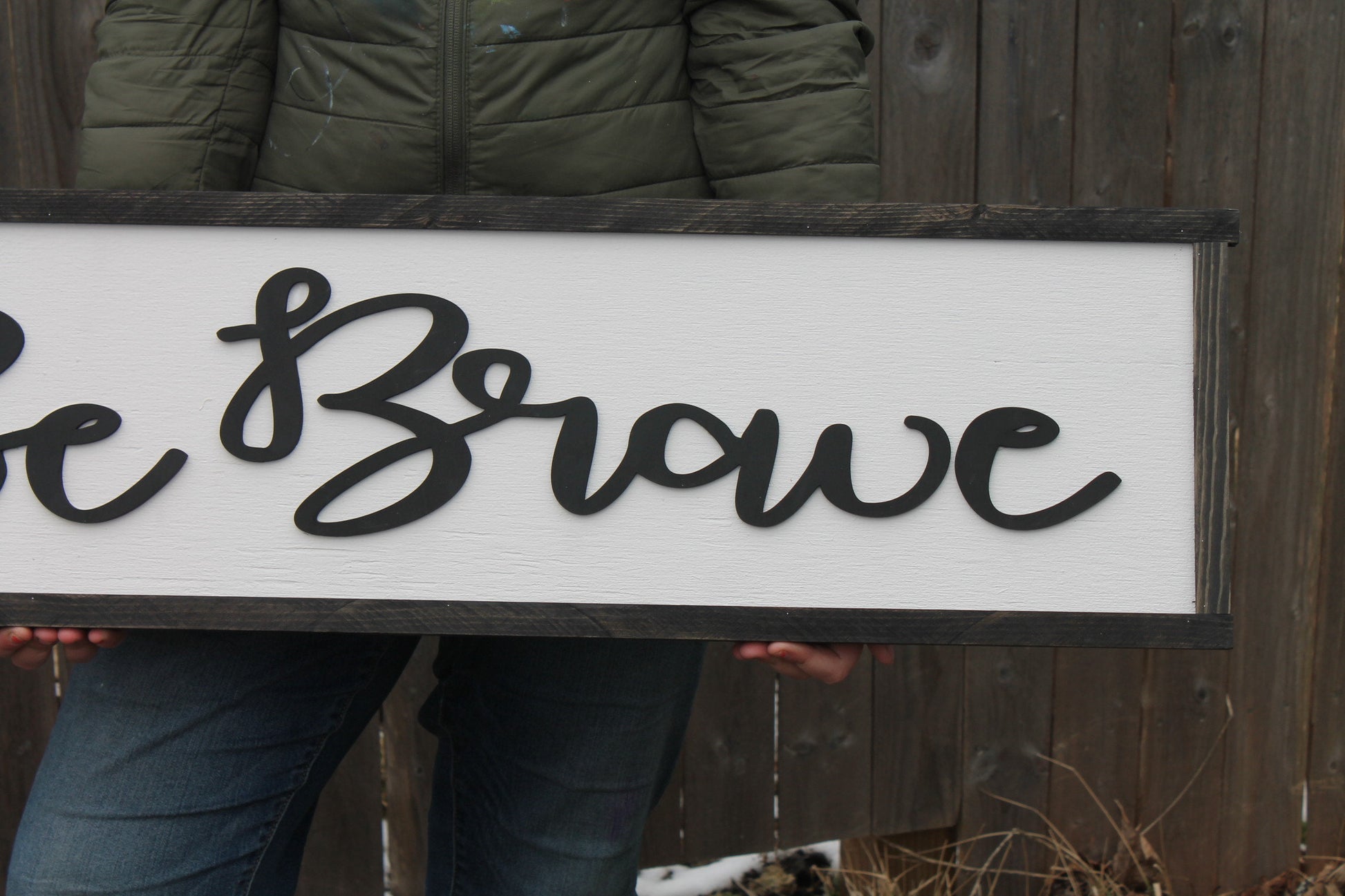 Be Brave Nursery Sign Raised Text Wood Sign Adventure Travel Large Over Sized Rustic Primitive Shabby Chic 3D Script Over the Crib