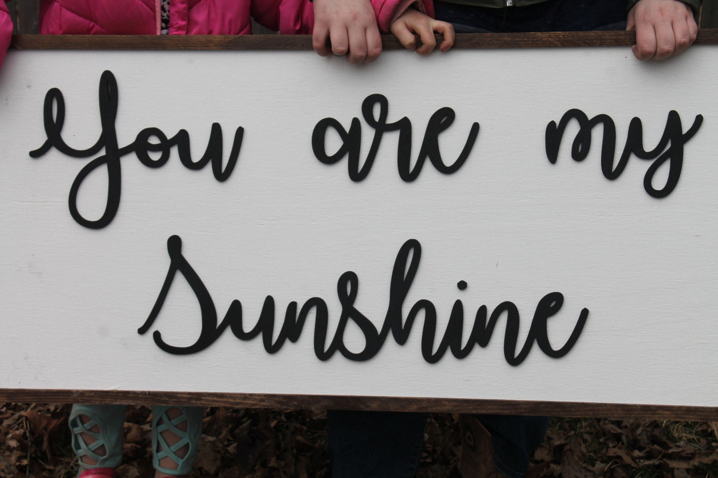You are my Sunshine, Sunshine, Extra Large 3D Sign, Wood Sign, Large Wood Sign, Over Sized, Raised Text, Sign, Shabby Chic, Rustic, 3D