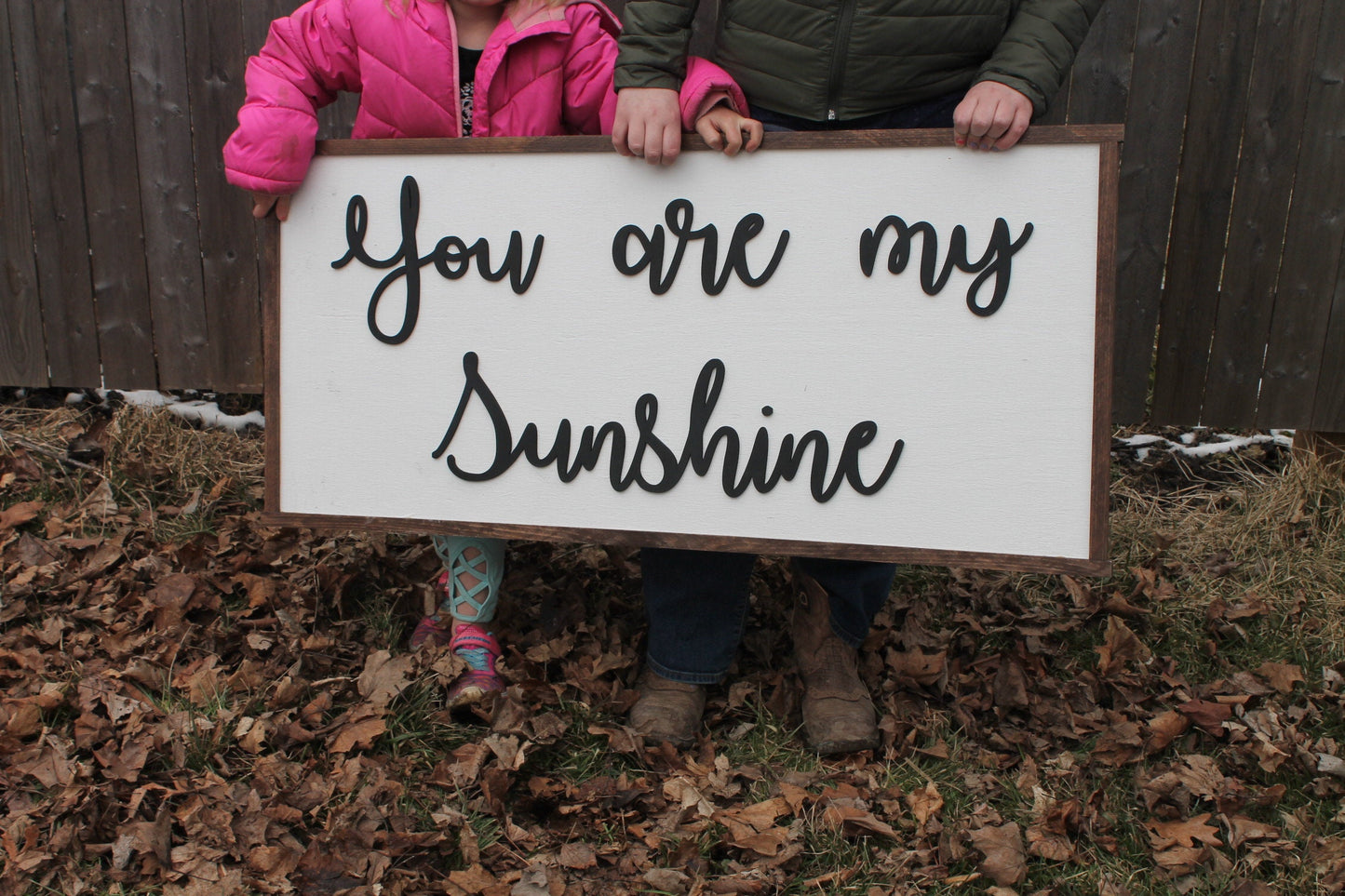 You are my Sunshine, Sunshine, Extra Large 3D Sign, Wood Sign, Large Wood Sign, Over Sized, Raised Text, Sign, Shabby Chic, Rustic, 3D