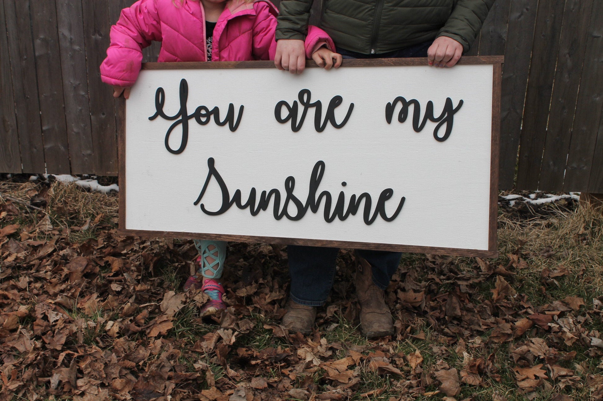 You are my Sunshine, Sunshine, Extra Large 3D Sign, Wood Sign, Large Wood Sign, Over Sized, Raised Text, Sign, Shabby Chic, Rustic, 3D