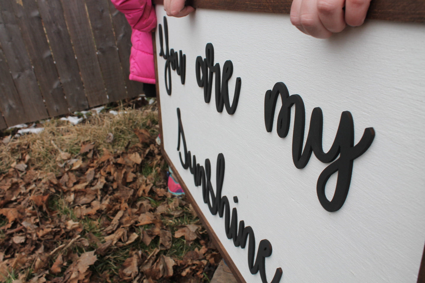 You are my Sunshine, Sunshine, Extra Large 3D Sign, Wood Sign, Large Wood Sign, Over Sized, Raised Text, Sign, Shabby Chic, Rustic, 3D