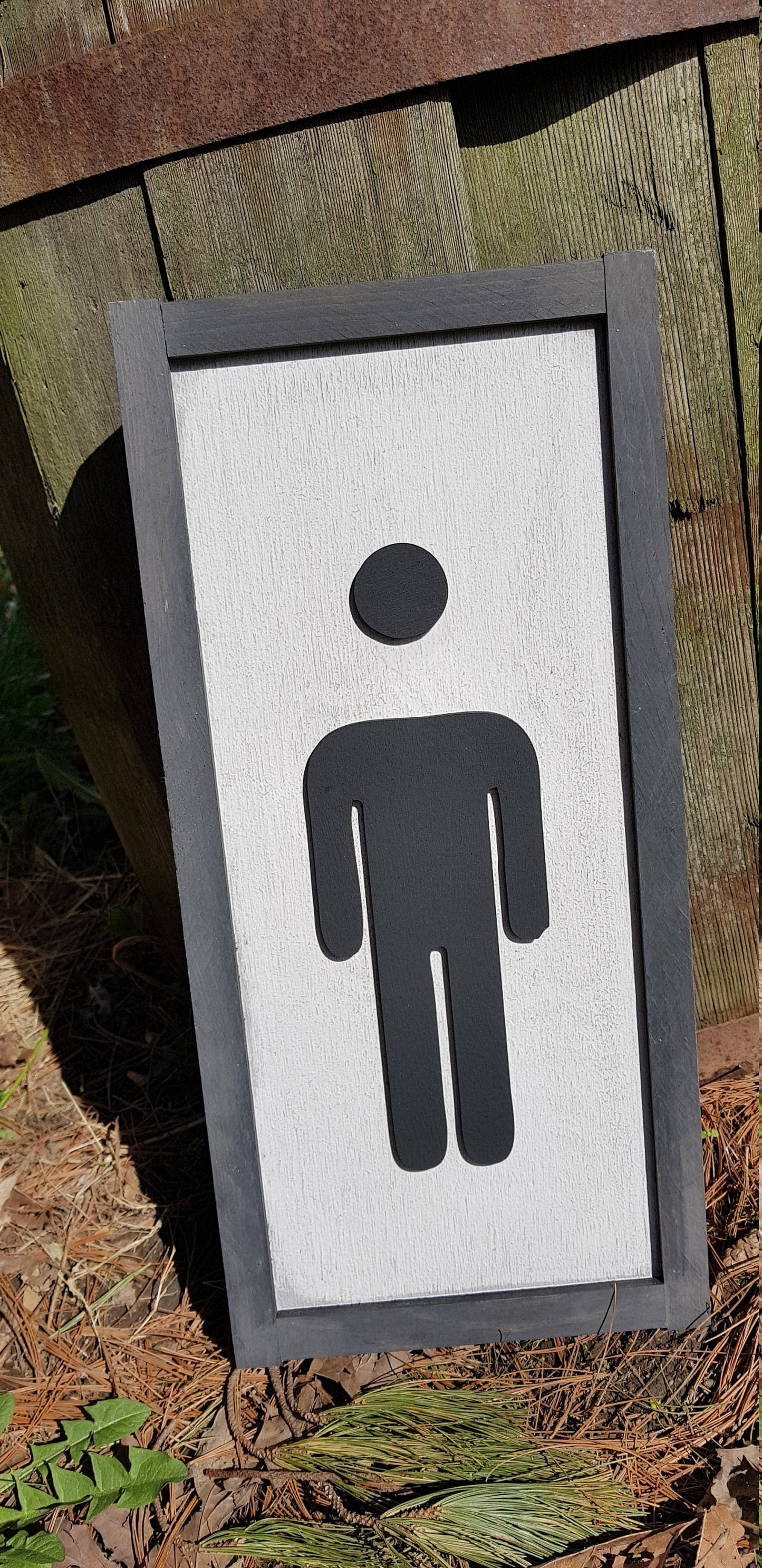 marker for bathroom mens womens