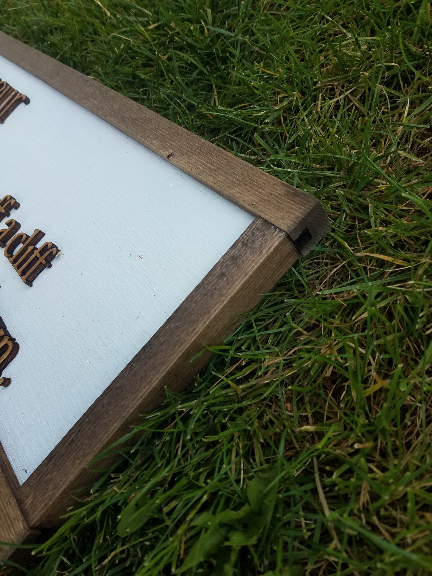 Entrepreneur Gift, Self Employed, Boss Gift, Small Business Owner, Business, Sign, 3D, Raised Text, Framed, White, Rustic