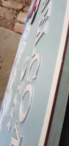 Beach House Sign Flamingo Entrance Sign Large Custom Sign Address Sign Welcome Sign Wood Laser Cut Out 3D Extra Large